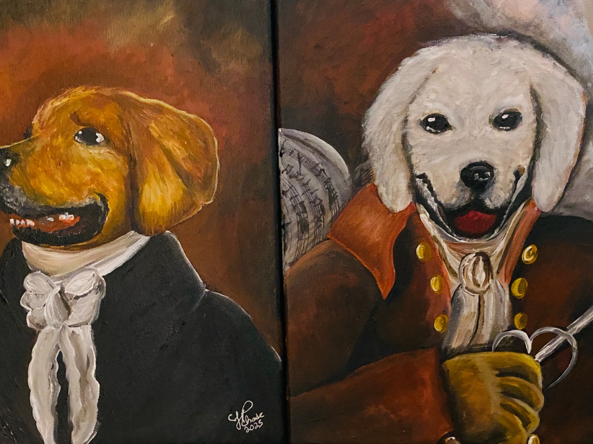 I Painted My Own Regal Pet&nbsp;Portraits